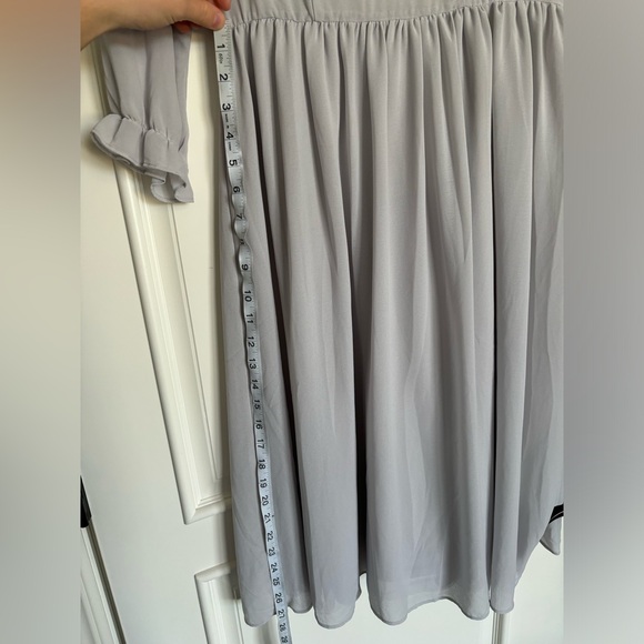 Roolee Light gray/blue-ish knee length dress - Picture 8 of 11